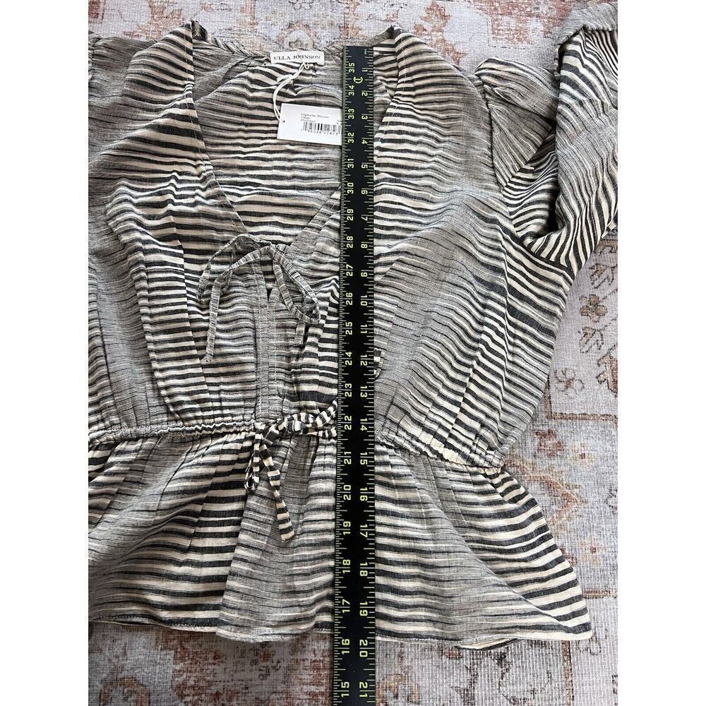 Ulla Johnson Ophelia Blouse Top in Okapi Womens Size 4 NWT - Picture 9 of 10